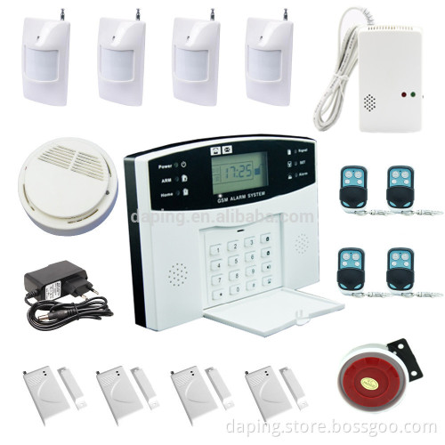 PSTN Home/Business Wireless Security Alarm Systems with Autodialer, 8-zone intelligent alarm system